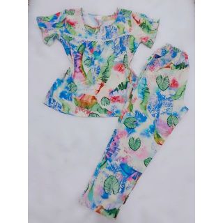 Bộ tole quần dài tay búp mặc nhà ib chọn màu