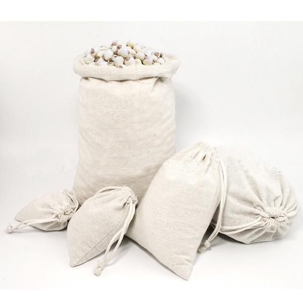 Túi Rút Cotton Đựng Trang Sức Tái Sử Dụng Được Tiện Dụng