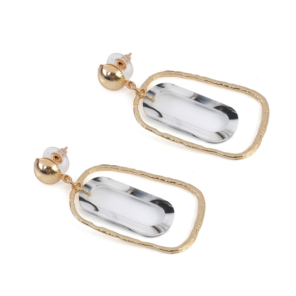 Khuyên tai dài kiểu dáng hình học phong cách Boho thời trang thanh lịch cho nữ