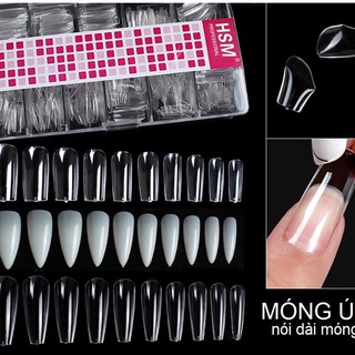 Móng hsm loại 1 fom vuông - hộp 500 móng