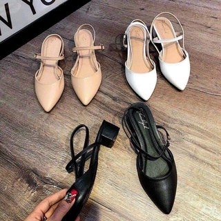 Giày sandal tiểu thư 057 quay đi hai kiểu hàng da mịn