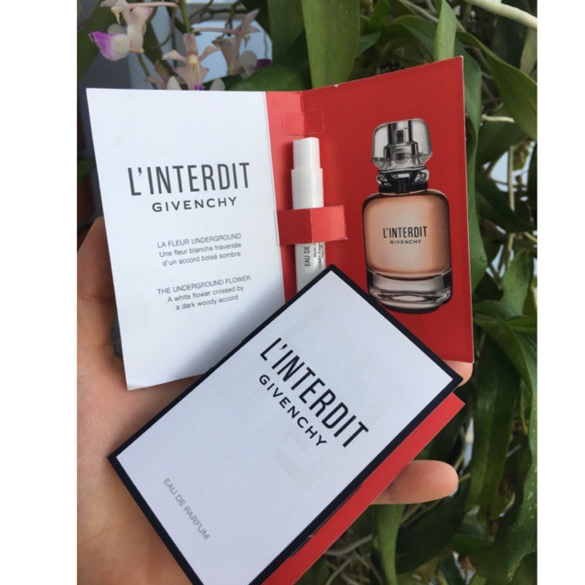 Vial nước hoa Givenchy L’interdit EDP