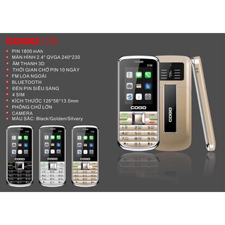 Điện thoại CoGo C39 (4sim) full box
