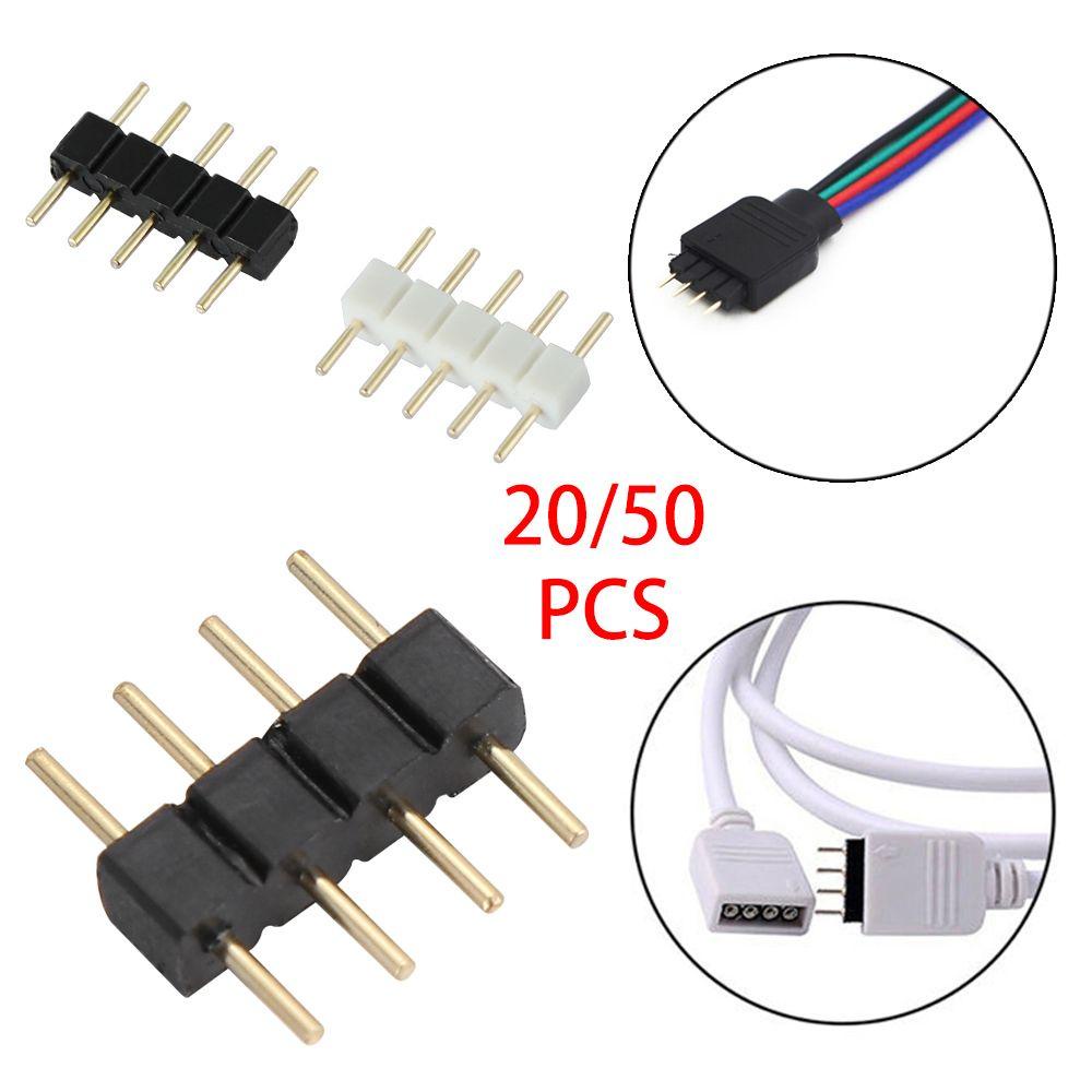 LEISURE Set 20 / 50 Phích Cắm Đực Chuyên Dụng Dành Cho Rgb 3528 5050 Smd 4Pin 5Pin