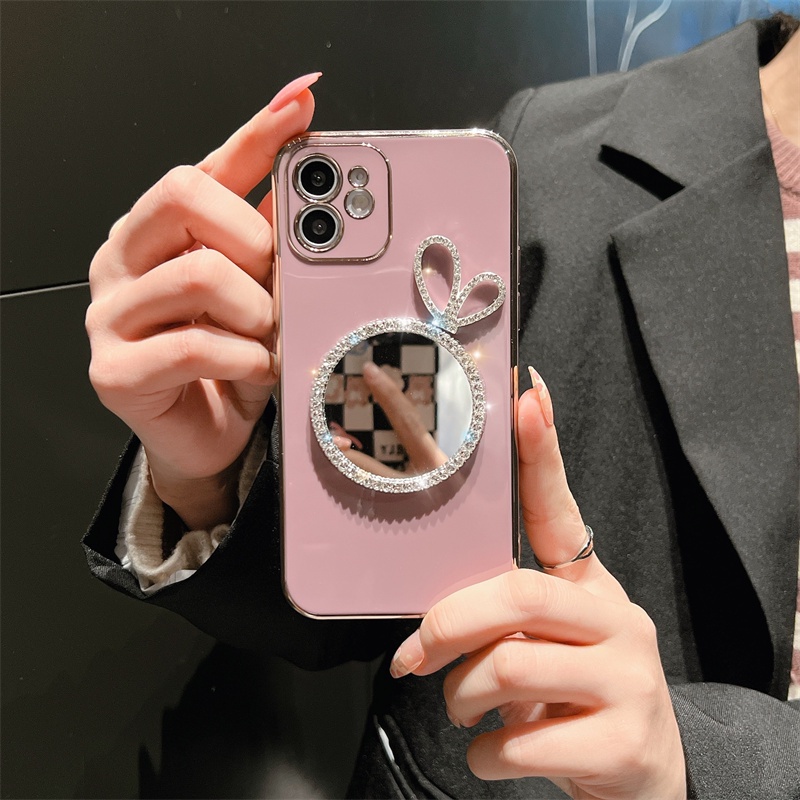 Ốp Điện Thoại Tráng Gương 3d Chống Sốc Cho iPhone 6 plus 6s plus 7 plus 8 plus xs max xr 11 pro max 12 pro max 13 pro max