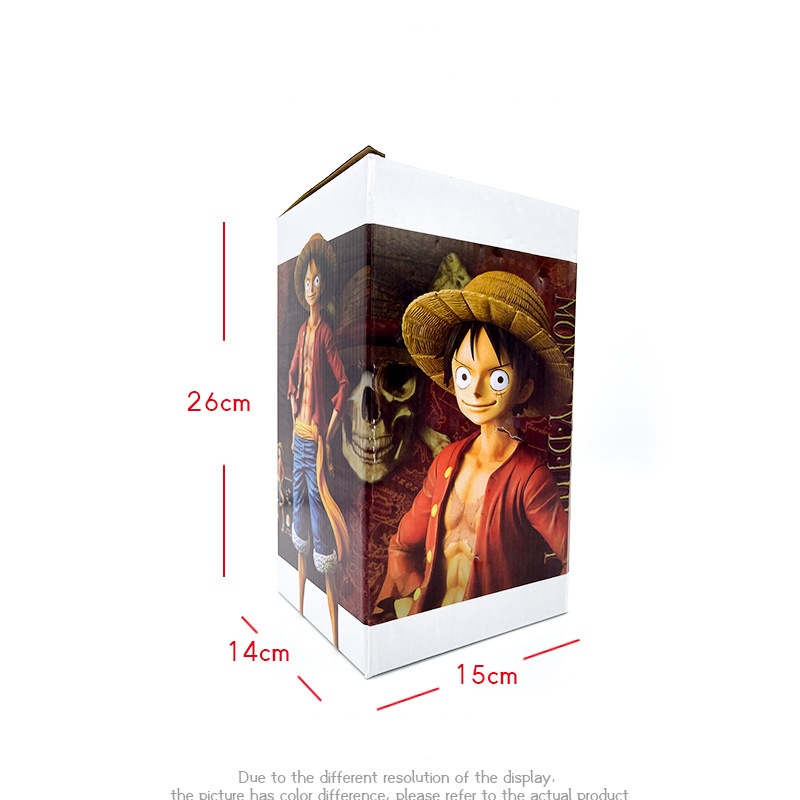 Mô hình One Piece Luffy CLOUD STORE cao 27cm nặng 0,5kg có box, nhân vật anime, figure one piece chính hãng zoro, sanji