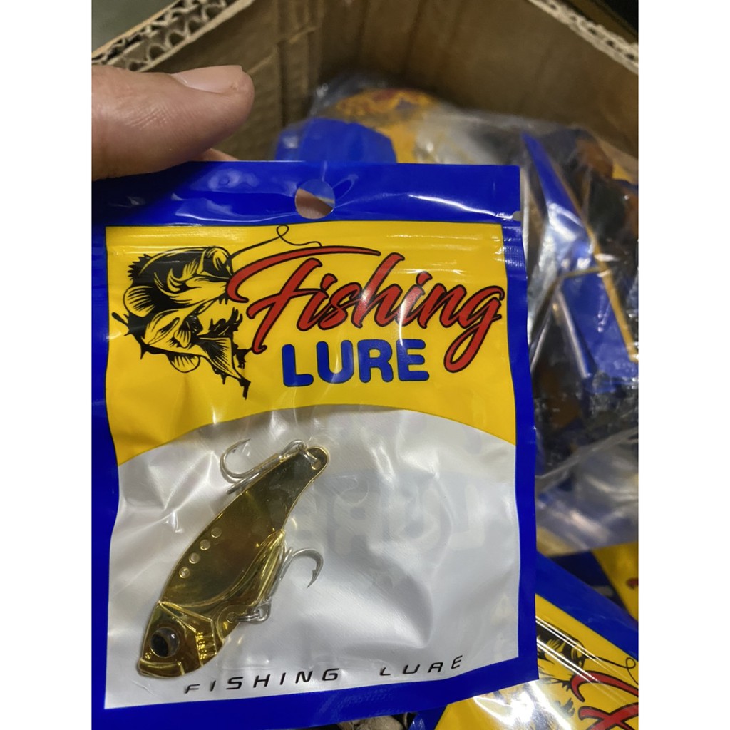 Mồi câu lure cá sắt , mồi lure cá lóc, cá chẽm full lưỡi BKK. cá sắt 01