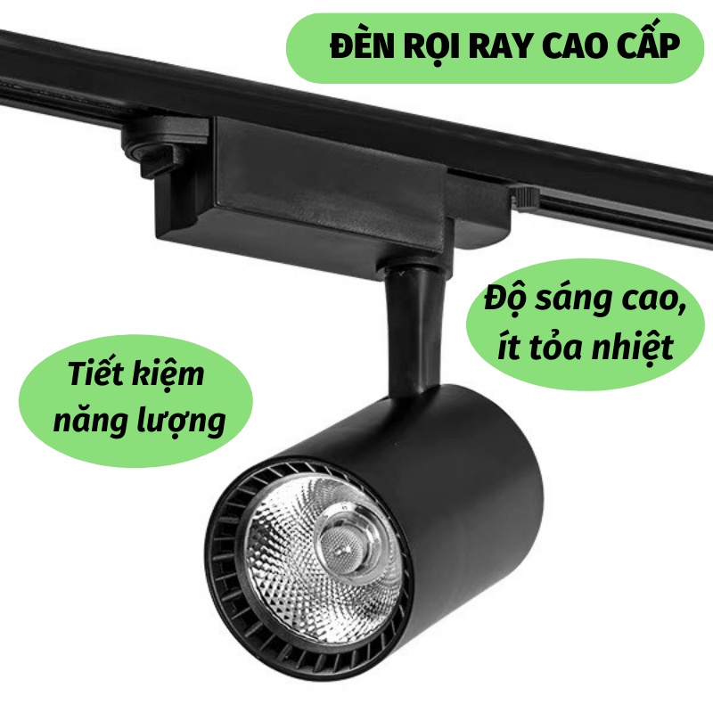 Đèn Rọi Ray Đèn LED COB Siêu Sáng Có 3 Chế Độ Ánh Sáng DEN TOKI