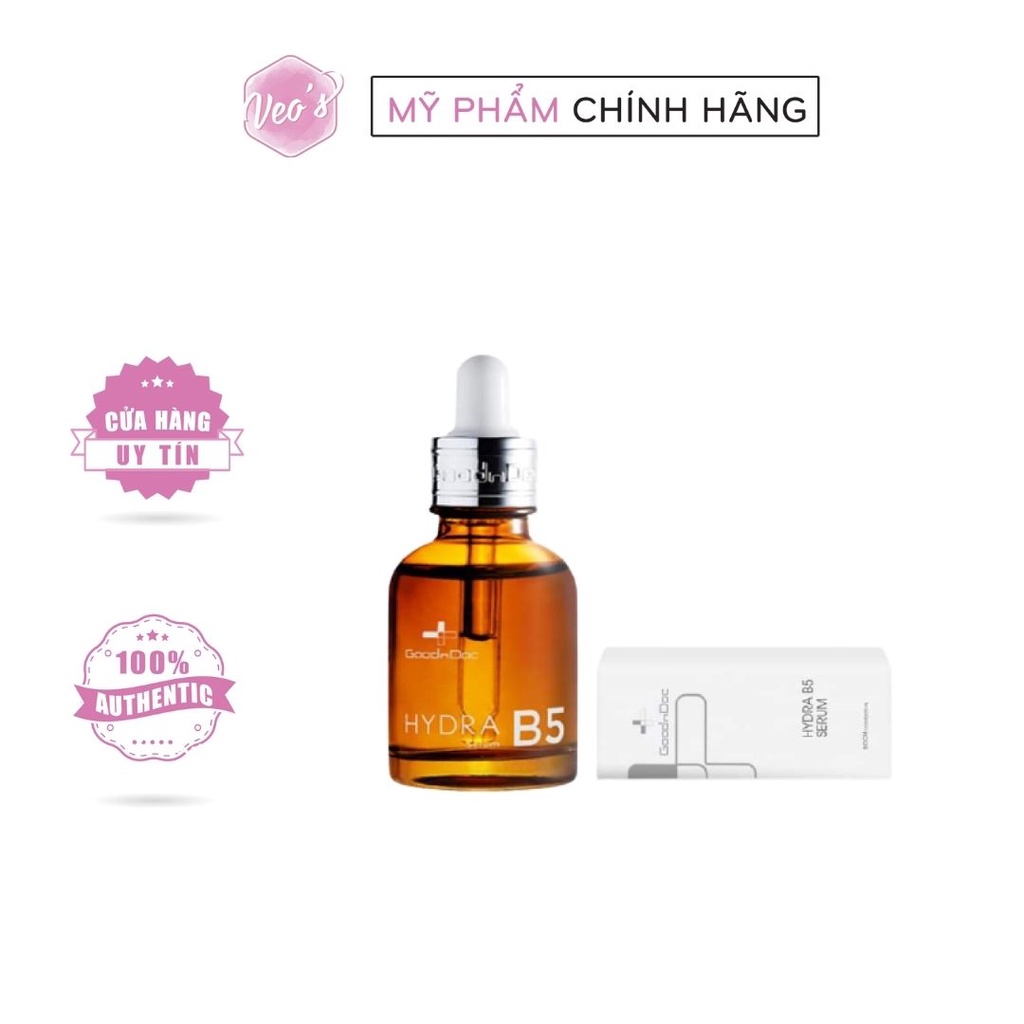 Serum dưỡng ẩm phục hồi da GoodnDoc Hydra B5 30ml