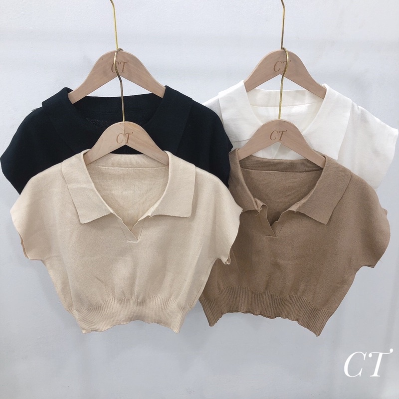 ÁO CROPTOP MONGTOGHI CỔ ĐỨC MS10021