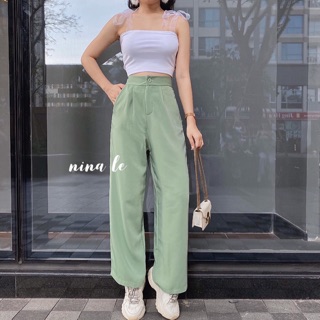 QUẦN ỐNG RỘNG LƯNG CAO