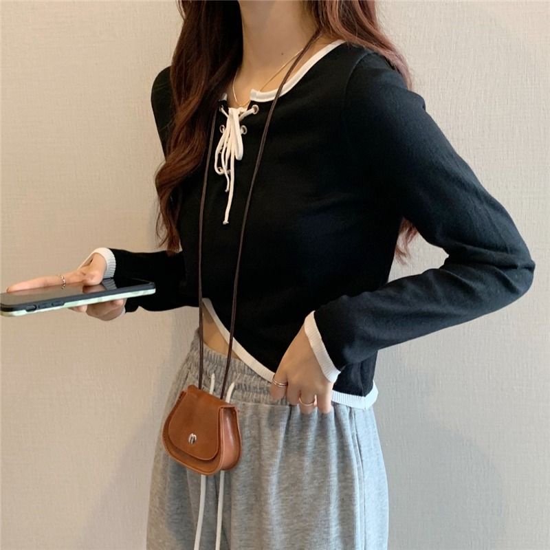 Áo sweater Dệt Kim Cổ Tròn Dáng Ôm Phong Cách Hàn Quốc Cho Nữ JL-TX-549