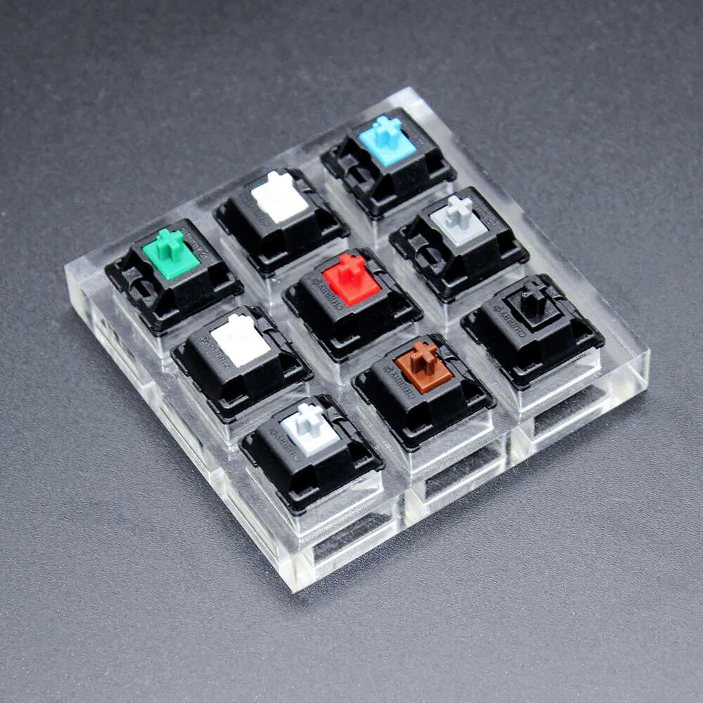 Thiết Bị Kiểm Tra Công Tắc Phím MX YMDK 9 Nút | Cherry Gateron Kailh | Zealio Ngọc Bích Hải Quân | Bàn Phím Cơ MX DIY