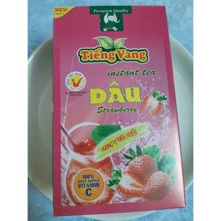Trà Dâu hòa tan thương hiệu Tiếng Vang tốt cho sức khỏe