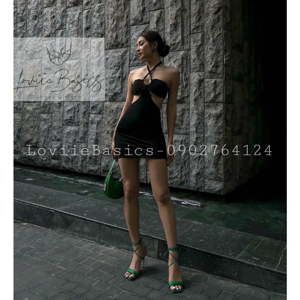 GUỐC NỮ LOVIIE BASICS - SANDAL CAO GÓT QUAI NGANG PHỒNG THỜI TRANG - GIÀY CHIẾN BINH CỘT DÂY G220425