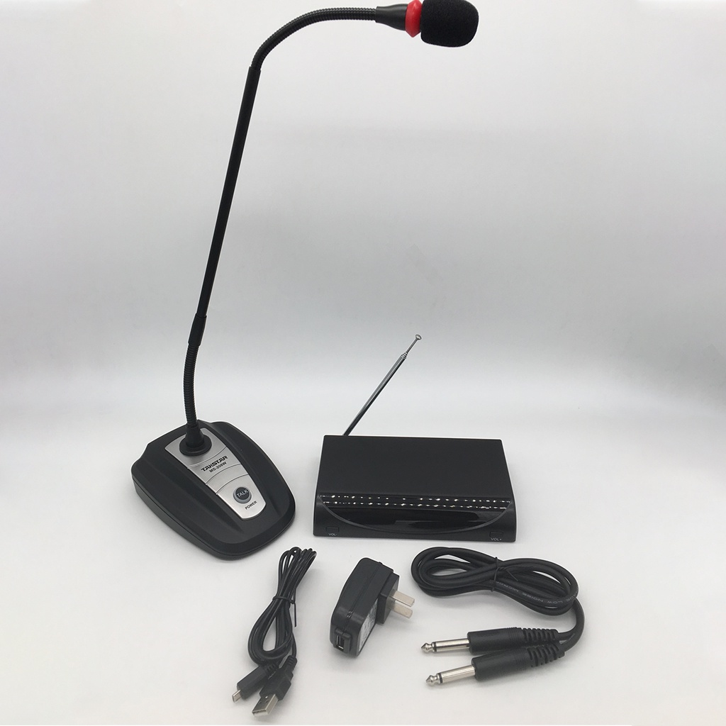 Mic Hội Nghị Không Dây Takstar MS-208W - Mic Cổ Ngỗng, Mic Hội Thảo Cao Cấp Chống Nhiễu Tối Đa , Hàng Chính Hãng