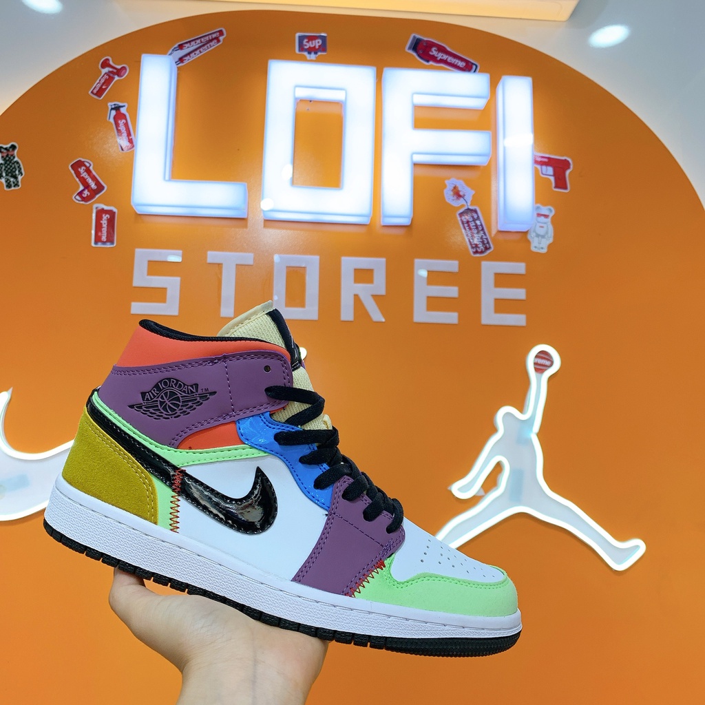 [LOFISTOREE] Giày Sneaker 7 Màu Cao Cổ - Giầy Thể Thao Nam Nữ JD