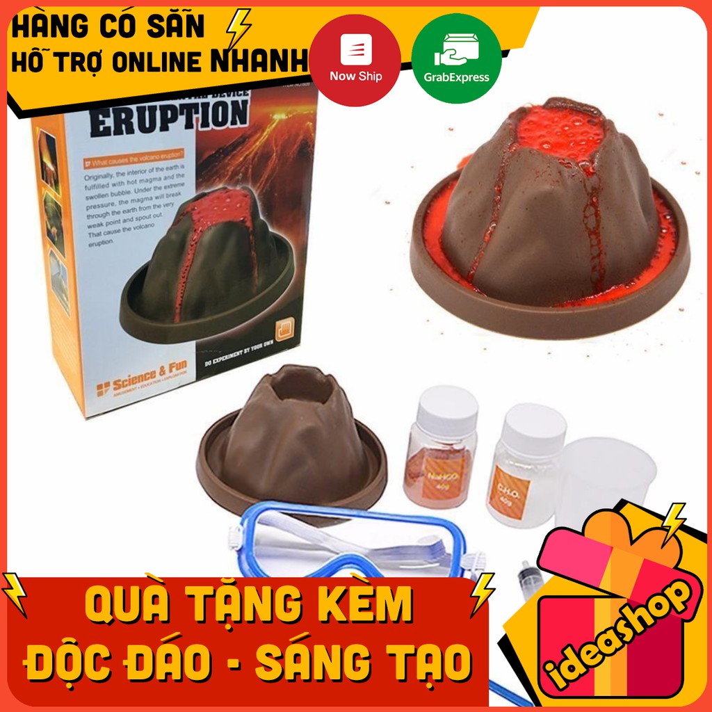 BỘ ĐỒ CHƠI HÓA HỌC VUI - NÚI LỬA PHUN TRÀO