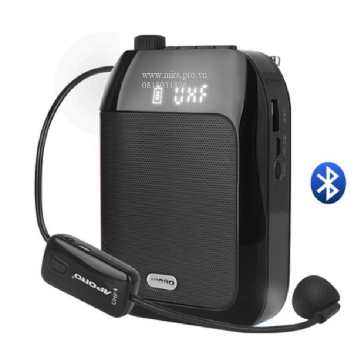 máy trợ giảng aporo t20 uhf 2.4G  có Bluetooth ( hàng nhập khẩu )