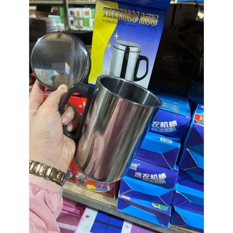 Cốc giữ nhiệt inox Thermos ,uống bia ,cà phê /500ml bằng inox 2 lớp chất lượng cao