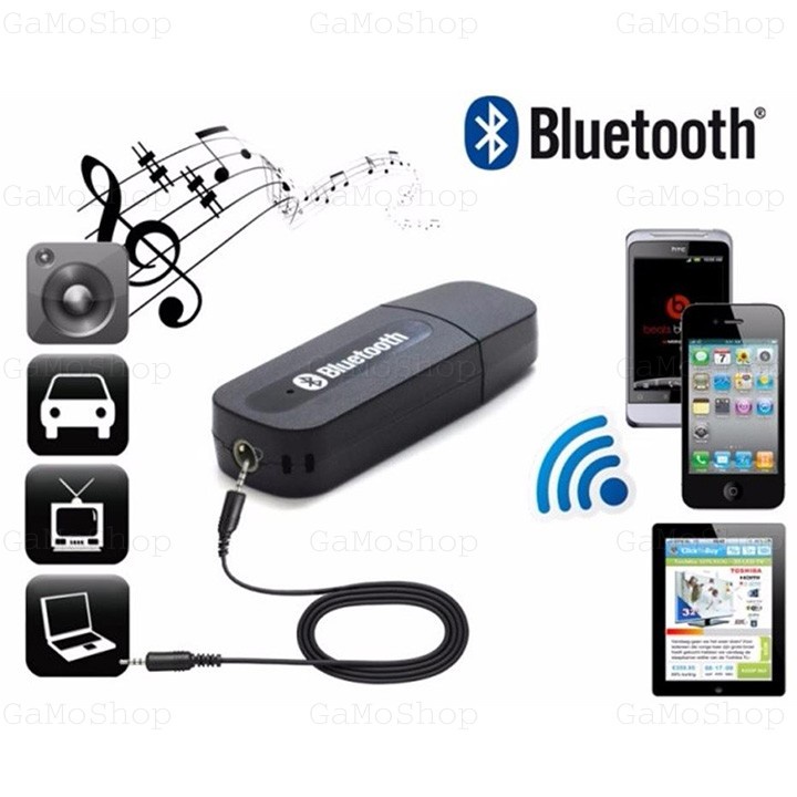 BO4_Bộ USB Bluetooth 5.0 BT Dongle tạo bluetooth cho loa và amply 4in1