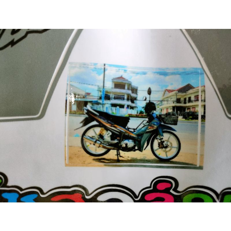 Dàn áo Sirius  màu xanh xi măng tặng kèm pha đèn đèn lái ốc và tem như hình xe 😍😍😍