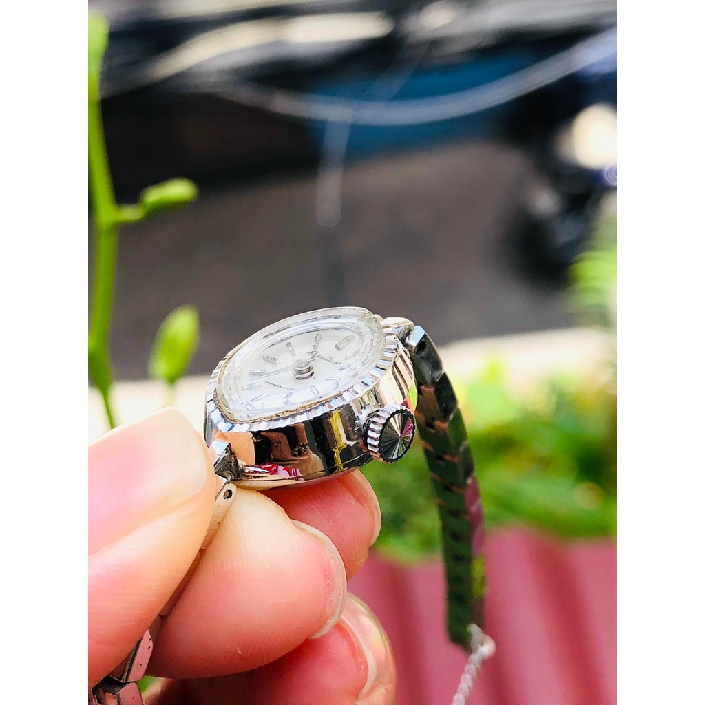 Đồng hồ nữ hiệu Seiko chính hãng, dây thép không gỉ, hàng đã sử dụng