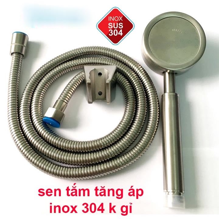 [RẺ VÔ ĐỊCH] Vòi sen tắm 100% INOX 304 bát sen dày - Tay sen tắm tăng áp tia min massage cao cấp không gỉ sét