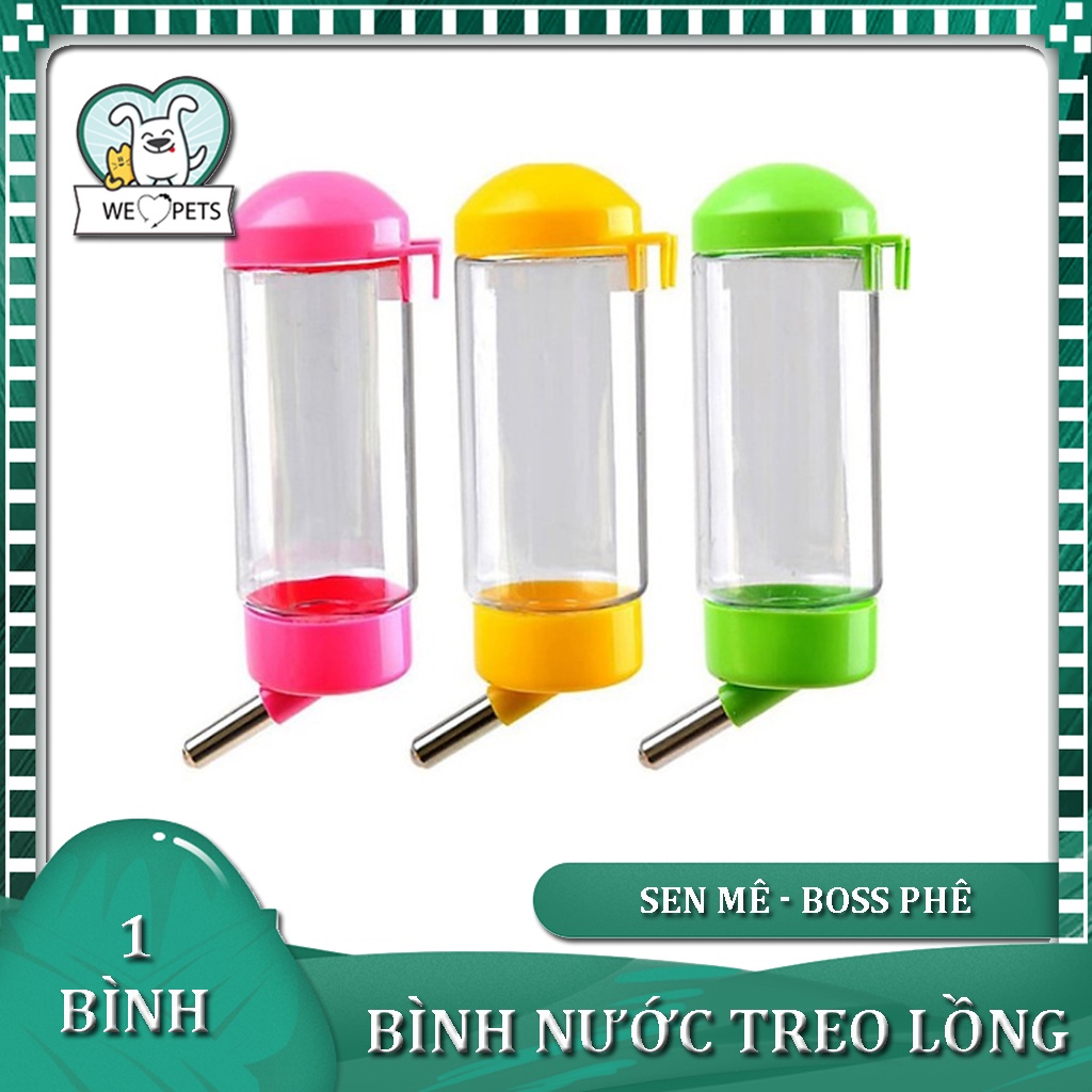 Bình nước treo chuồng 400ml Bình bi gắn lồng cho chó mèo Lida Pet Shop