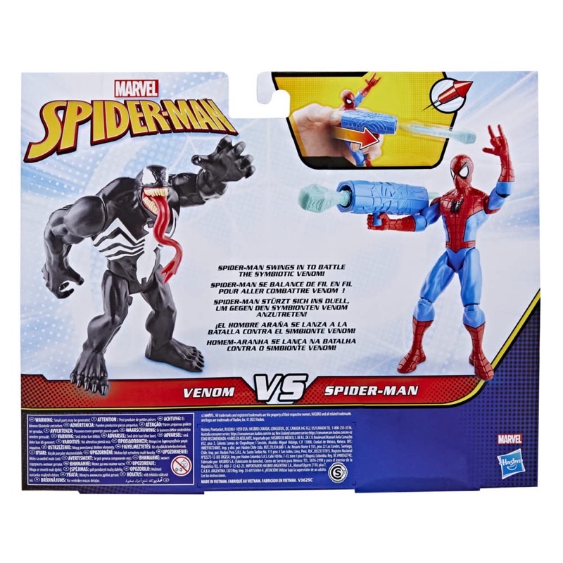 Đồ chơi người nhện Spider Man vs Venom kèm phụ kiện mẫu mới fullbox