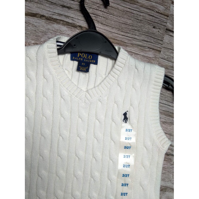 Áo len gile bé trai polo 9-24kg