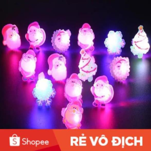 Đồ chơi noel - Combo 2 Nhẫn phát sáng lấp lánh rực rỡ (2 cái giao ngẫu nhiên khác mẫu)