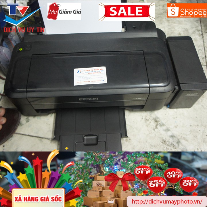 Máy in phun màu cũ Epson L310 L300 L110 L301 L120 L100 còn đẹp dẫn mực hãng chuẩn | BigBuy360 - bigbuy360.vn