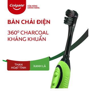 Bàn chải đánh răng Colgate than hoạt tính dùng pin
