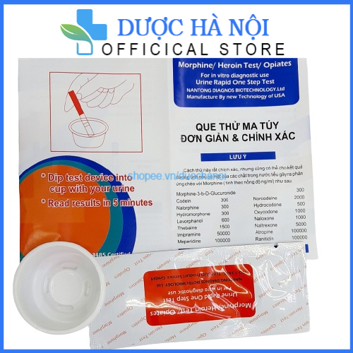 Que thử ma túy đơn giản, chính xác, nhanh chóng thử ngay tại nhà