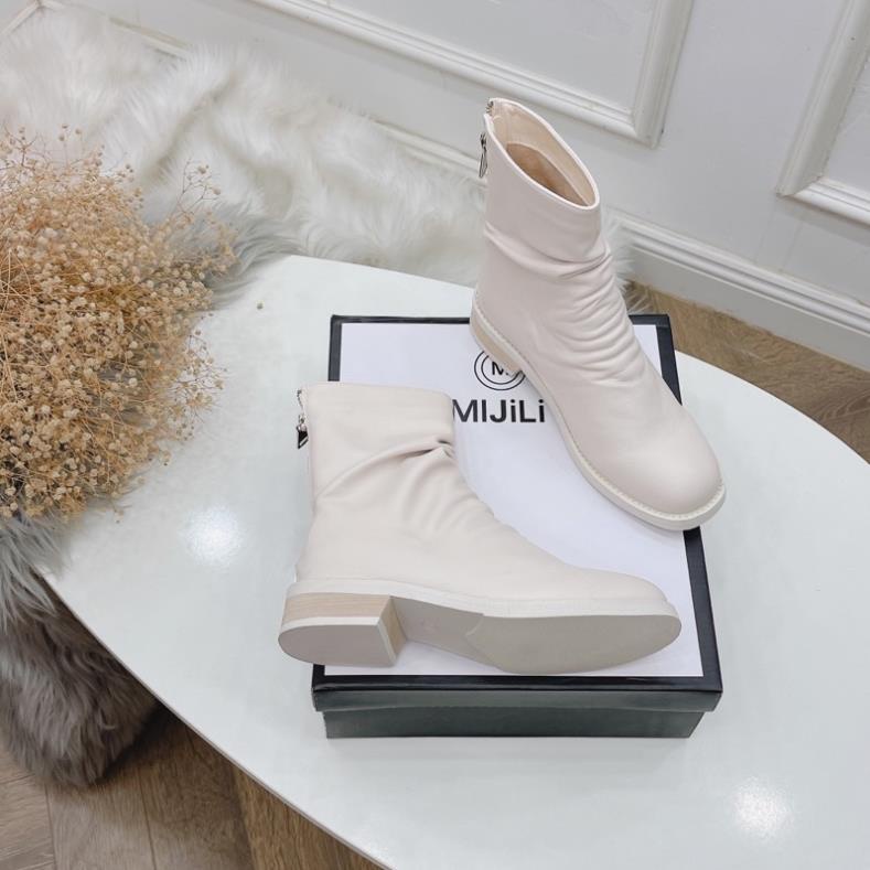 Boot Guidi 3 Màu Trắng Đen Kem 35 - 39