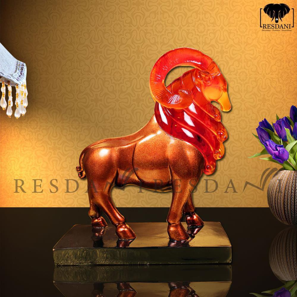 Decor Để Bàn Dê Đế Vương Đỏ Hudo