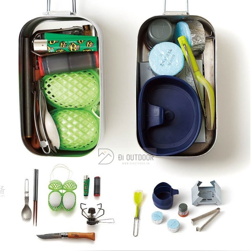 Hộp Nấu Nhôm Trangia Mess Tin 210- Hộp Đa Năng Mess Tin 209