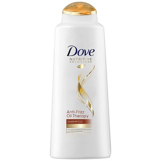 Dầu gội ngừa tóc xơ Dove Nutritive Solutions Shampoo Anti-Frizz Oil Therapy 750ml (Mỹ)