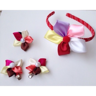 Set băng đô hoa ngũ sắc