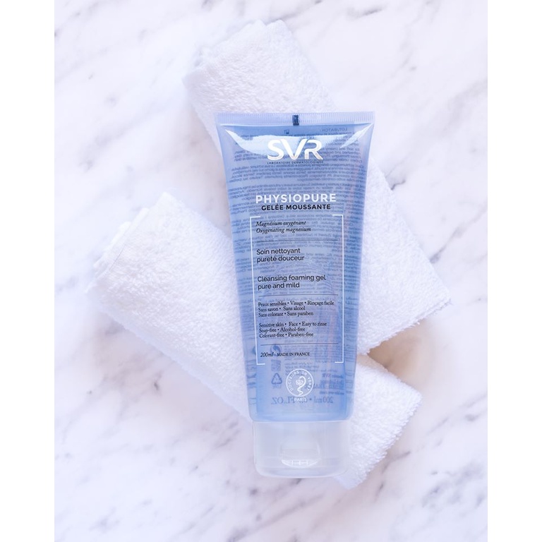Gel rửa mặt dành cho da nhạy cảm - SVR Physiopure Gelee Moussante 55ml