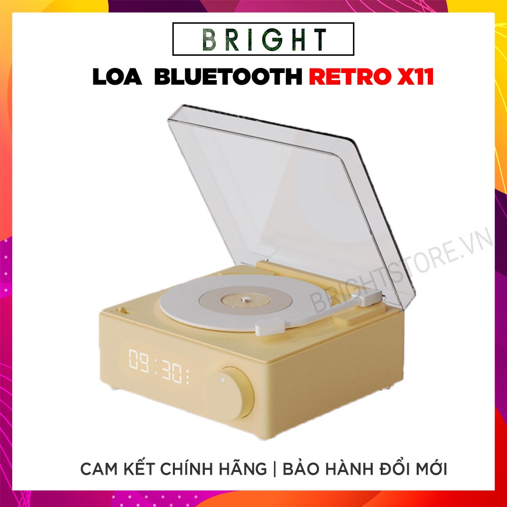 Loa Bluetooth Retro Giả Lập Đĩa Than X11  - Hàng Chính Hãng