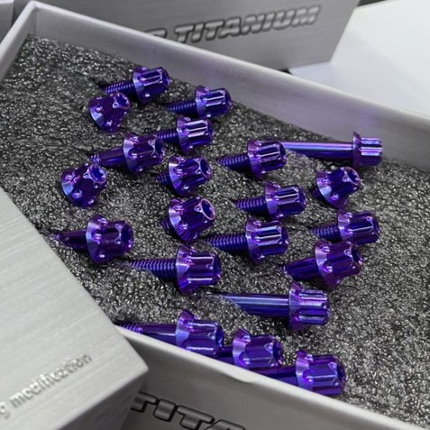 [COMBO] ỐC LỐC MÁY TITANTIUM GR5 (bolts - salaya G3)  CHO XE GẮN MÁY