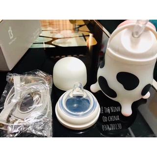 🍼 Bình Sữa Bò Sữa [FREE SHIP] Baby Kingdom