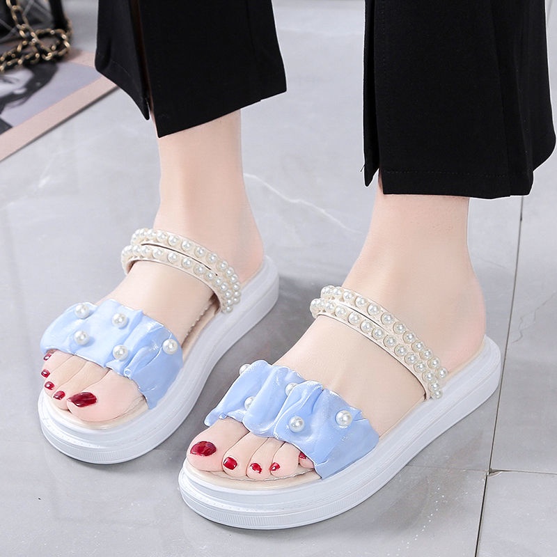 Dép Sandal Đế Mềm Dày Phong Cách Pháp Thời Trang Mùa Hè