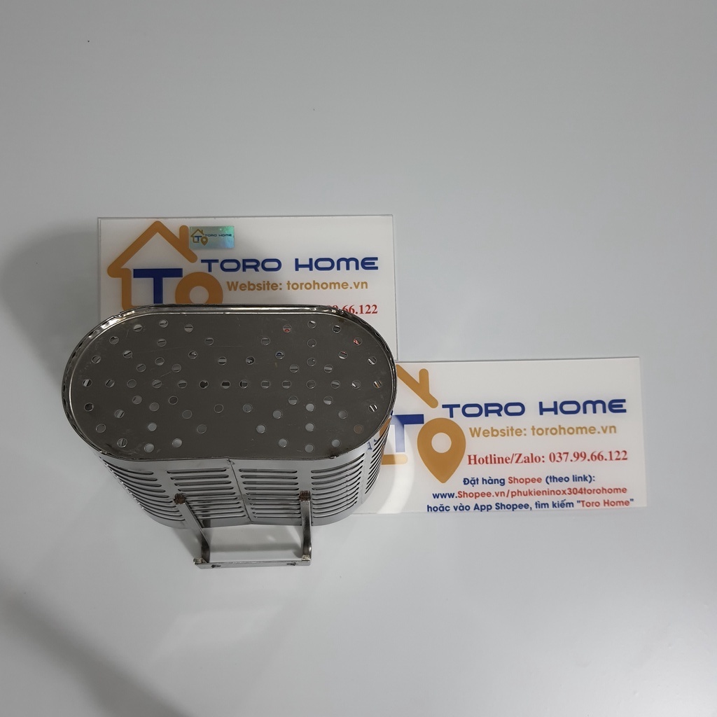 Ống đũa inox 304 loại 2 ngăn OV-4 Toro Home, Cam kết chất liệu inox Chuẩn 304