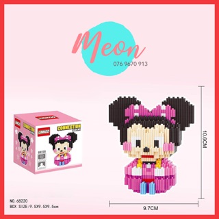 Xếp hình mickey mouse baby - Miniblock lego Minnie Mouse bayby size M