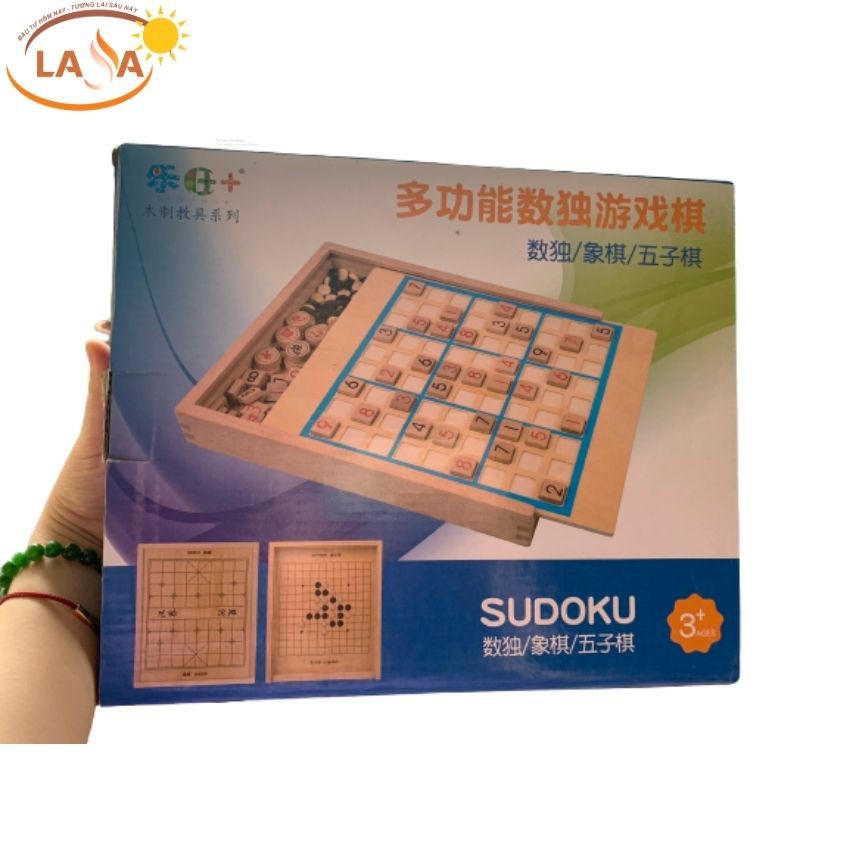 [Bộ cờ SUDOKU, CARO, CỜ TƯỚNG, CỜ VÂY 6 trong 1] ⚡FREE SHIP⚡ bao gồm: Cờ Sudoku 3 chế độ, Cờ tướng, Cờ vây, Cờ caro