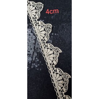 Ren chỉ , màu trắng ,size 3cm và 4cm(2m/10k)