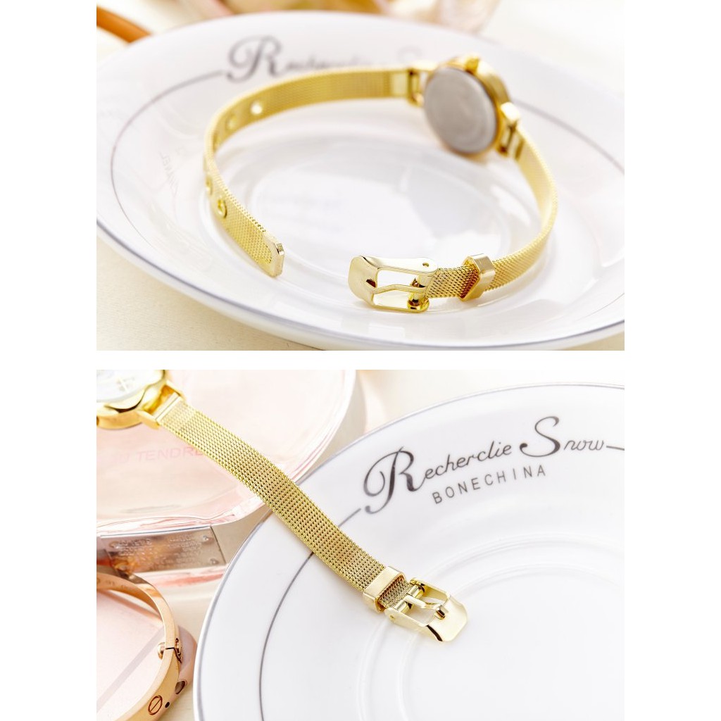 Đồng Hồ Nữ YUHAO 8008 Hàng Chính Hãng Mặt Tròn | BigBuy360 - bigbuy360.vn